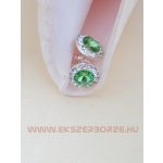 Swarovski kristályos ezüst fülbevaló