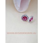 Swarovski kristályos ezüst fülbevaló 