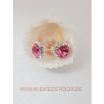Swarovski kristályos ezüst fülbevaló