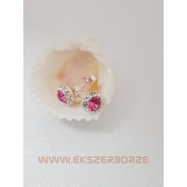 Swarovski kristályos ezüst fülbevaló