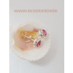 Swarovski kristályos ezüst fülbevaló