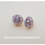 Swarovski kristályos ezüst fülbevaló