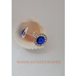 Swarovski kristályos ezüst fülbevaló