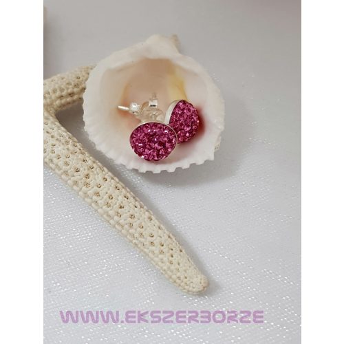 Swarovski kristályos ezüst fülbevaló