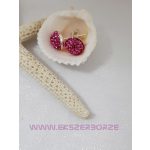 Swarovski kristályos ezüst fülbevaló