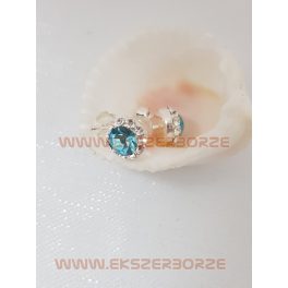 Swarovski kristályos ezüst fülbevaló