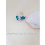 Swarovski kristályos ezüst fülbevaló