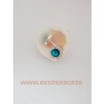 Swarovski kristályos ezüst fülbevaló