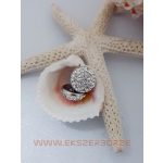 Swarovski kristályos ezüst fülbevaló