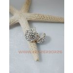 Swarovski kristályos ezüst fülbevaló