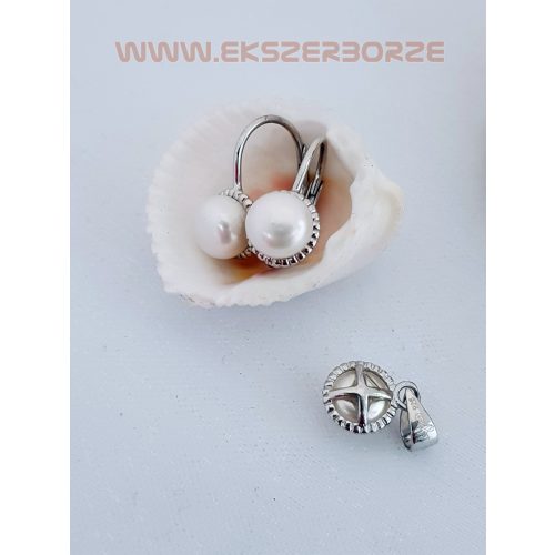 Gyöngyös ékszer szett