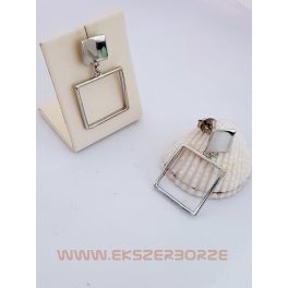 Szögletes fülbevaló