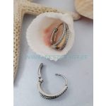 Cirkónia köves fülbevaló 