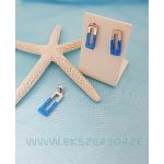 Kék opállal díszített szett