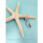 Szív alakú ezüst fülbevaló