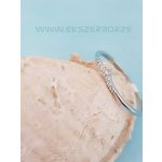 Ezüst gyűrű cirkónia kövekkel