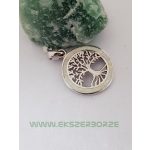 Életfa ezüst medál opállal 