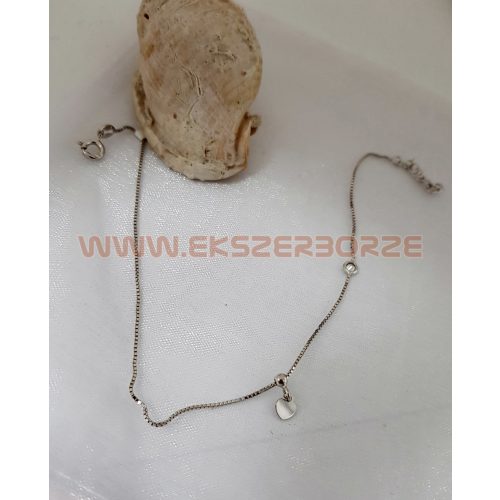 Ezüst bokalánc medállal