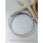 Ezüst karika fülbevaló .