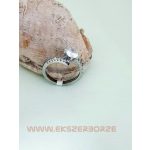   Különleges  ezüst eljegyzési gyűrű