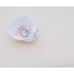 Swarovski kristályos ezüst fülbevaló-sarki fény