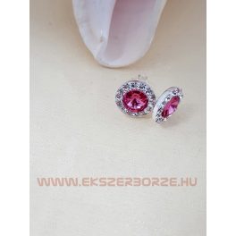 Swarovski kristályos ezüst fülbevaló 