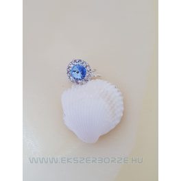 Swarovski kristályos ezüst fülbevaló