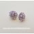 Különleges szín összeállítású Swarovski kristályos fülbevaló