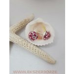 Swarovski kristályos ezüst fülbevaló