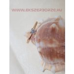 Arany köves eljegyzési gyűrű