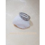 Köves fehérarany gyűrű