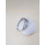 Köves fehérarany gyűrű