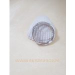 Köves fehérarany gyűrű