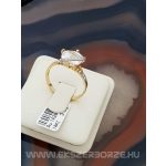 Arany eljegyzési gyűrű cirkónia kövekkel