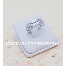 Fonott mintás gyűrű