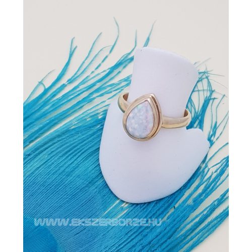 Arany opál köves női gyűrű