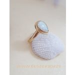 Arany opál köves női gyűrű