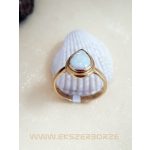 Arany opál köves női gyűrű