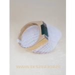 Cirkónia és malahit köves egyedi arany gyűrű