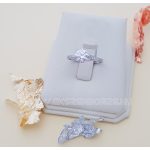 Fehérarany eljegyzési gyűrű