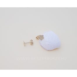 Virágf alakú bedugós arany fülbevaló