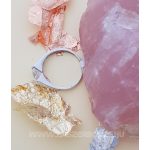 Fehérarany köves gyűrű, eljegyzési gyűrű