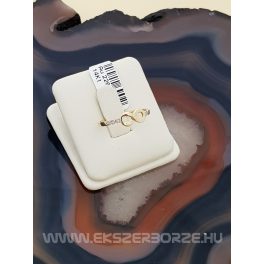 Egyedi lánykérős gyűrű-végtelen szeretet