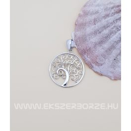 Fehér arany életfa, élet fája medál