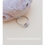 Fehérarany eljegyzési gyűrű