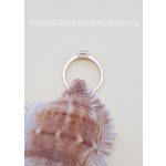 Egyköves arany eljegyzési gyűrű