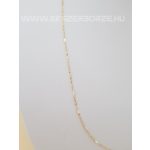 Csavart arany nyaklánc  díszítéssel