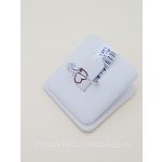 Szives fehér arany gyűrű