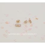 Végtelenes arany fülbevaló