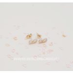 Végtelenes arany fülbevaló